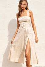 Load image into Gallery viewer, Cottage Core Buckle Maxi Dress
