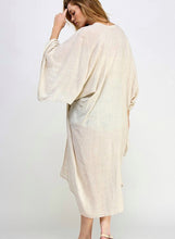 Load image into Gallery viewer, Brown Sugar Linen Kimono