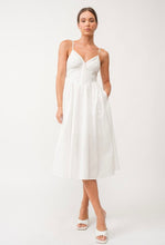 Load image into Gallery viewer, Hamptons Corset Midi Dress