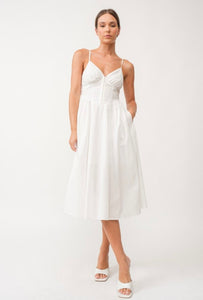 Hamptons Corset Midi Dress