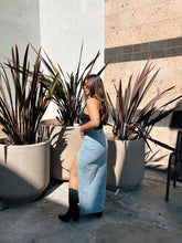 Load image into Gallery viewer, Gabriela Cut Out Denim Maxi Skirt