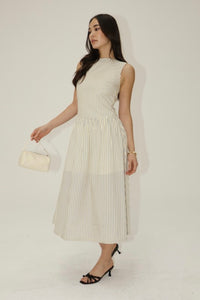 Daisie Striped Midi Dress
