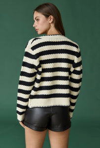 Serena Striped Cardigan