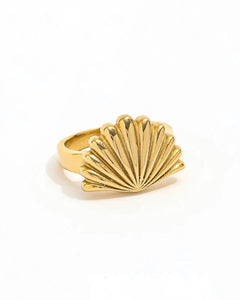 Retro Sun Burst Ring