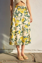 Load image into Gallery viewer, Lemon Pie Buckle Midi Skirt