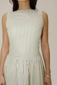 Daisie Striped Midi Dress
