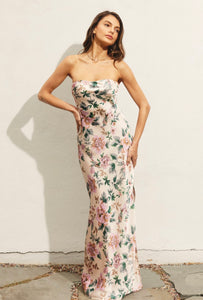 Jardin Strapless Maxi Dress