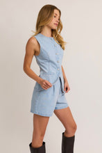 Load image into Gallery viewer, Chloe Sleeveless Denim Top