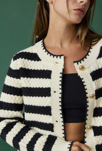 Serena Striped Cardigan