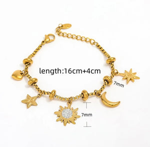 Celestial Charm Bracelet