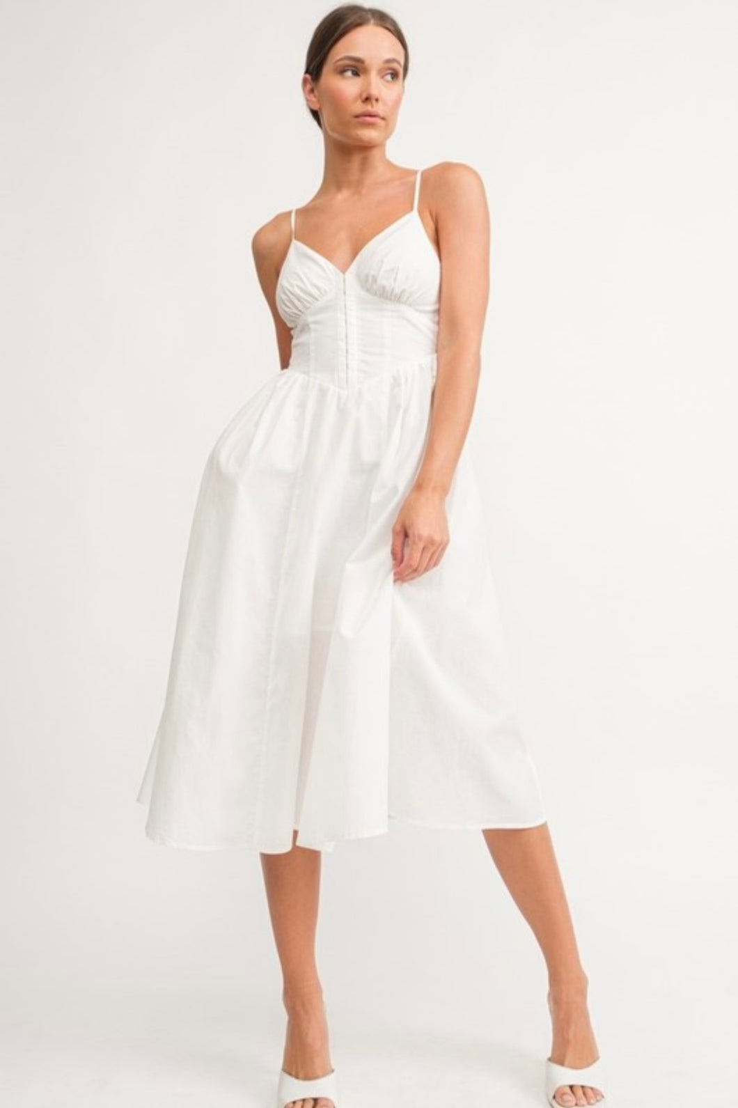 Hamptons Corset Midi Dress