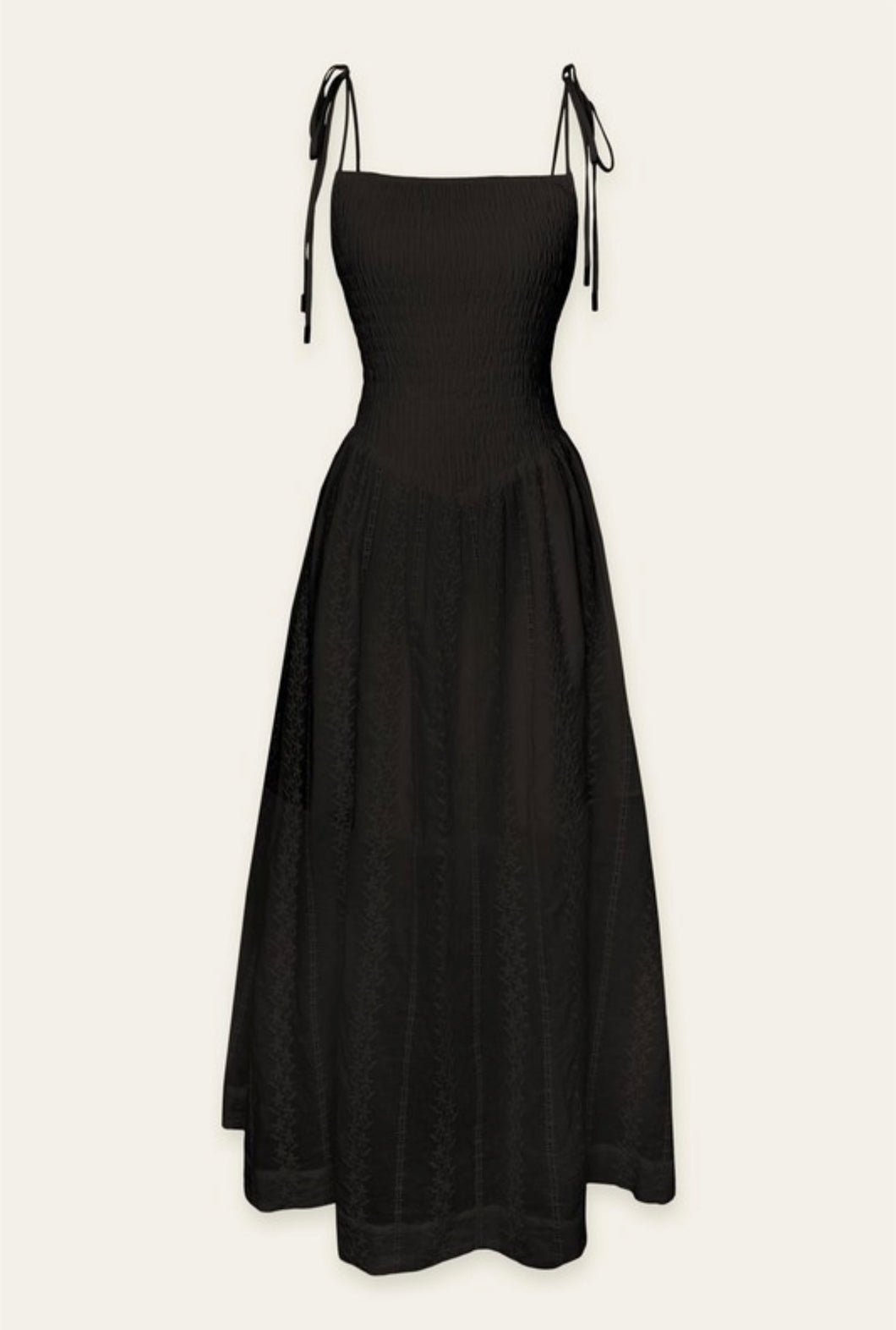 Cher Chevron Waist Midi Dress