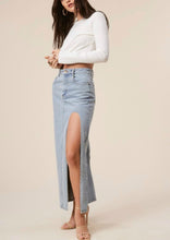 Load image into Gallery viewer, Gabriela Cut Out Denim Maxi Skirt