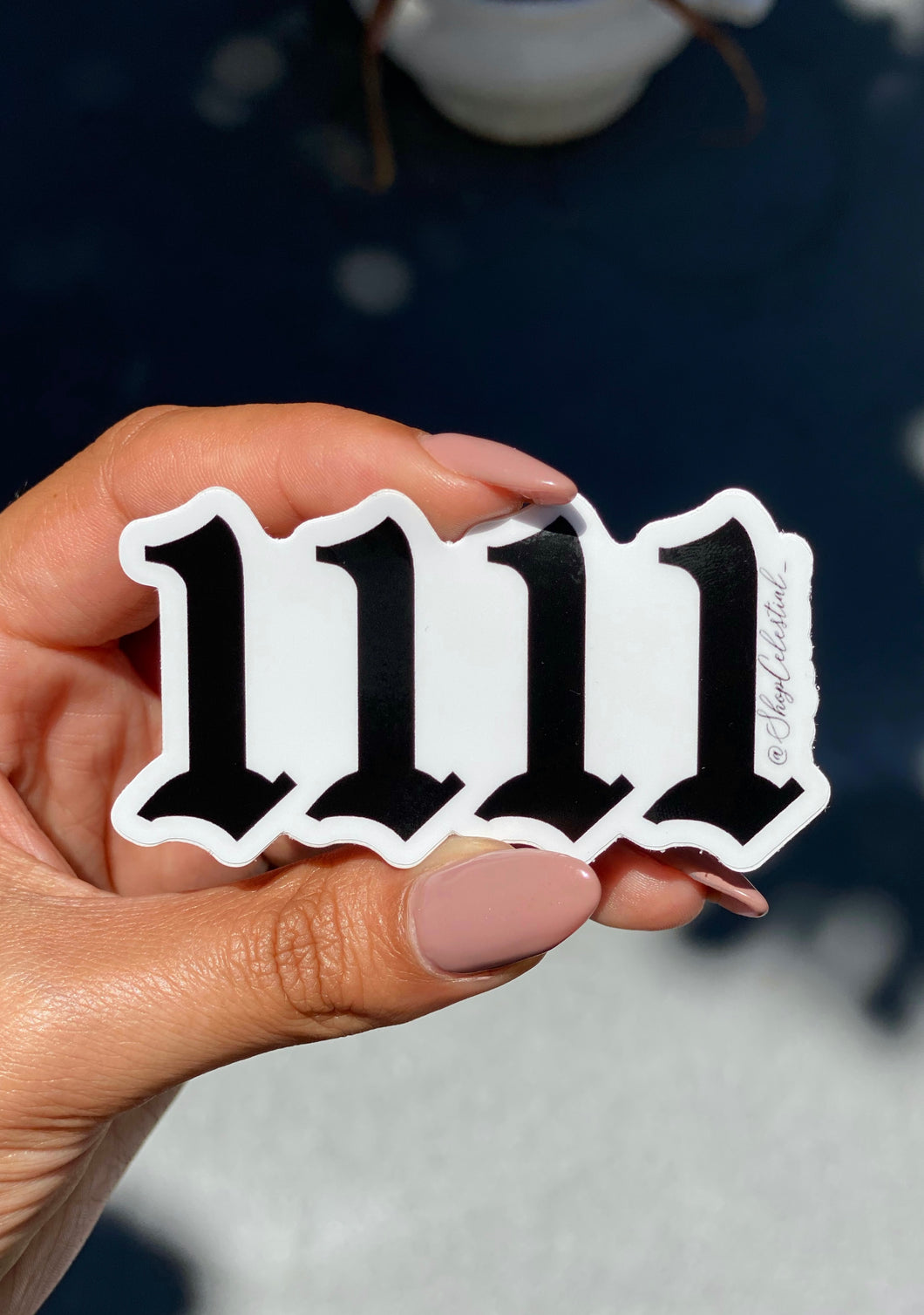 1111 Angel Number Sticker