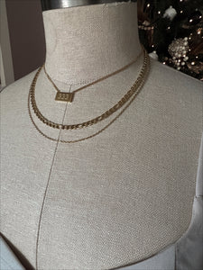 Level Up Double Figaro Chain Necklace