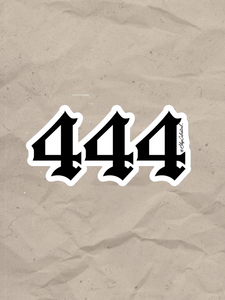 444 Angel Number Sticker