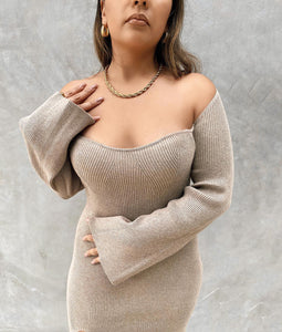 Date Night Midi Sweater Dress